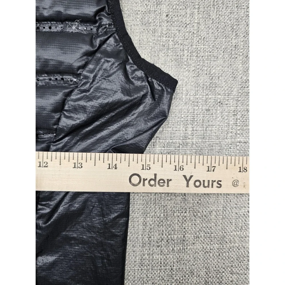 Nike Aeroloft 800 Vest Womens XS Black Running Insulated Down Warm Packable